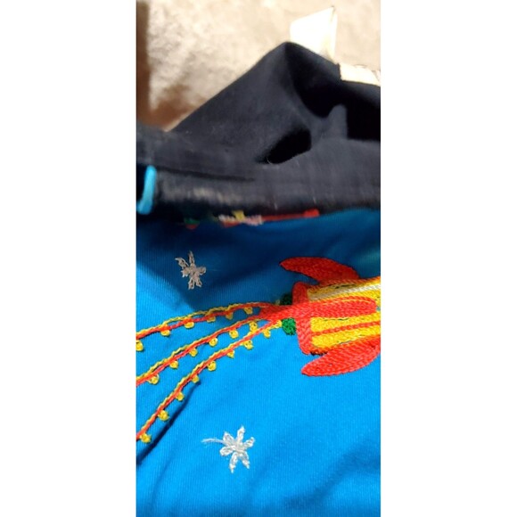 Space Cowboy XXL Western Shirt Two-Tone Embroidered, Shotgun Cuff, Statement - Picture 13 of 16